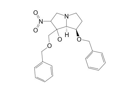 (7R,8S)-7-BENZYLOXY-1-BENZYLOXYMETHYL-2-NITROPYRROLIZIDIN-1-OL