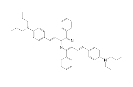 [(E),(E)]-2,5-BIS-[2-[4-(DIPROPYLAMINO)-PHENYL]-ETHENYL]-3,6-DIPHENYLPYRAZINE