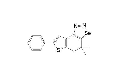 4,4-Dimethyl-7-phenyl-5H-thieno[3,2-e][1,2,3]benzoselenadiazole