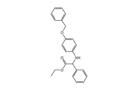 N-[p-(benzyloxy)phenyl]-2-phenylglycine, ethyl ester