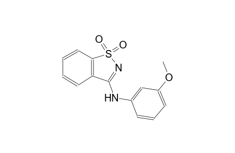 N-(3-methoxyphenyl)-1,2-benzisothiazol-3-amine 1,1-dioxide