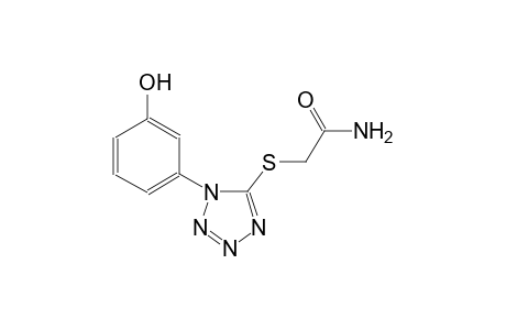 2-{[1-(3-hydroxyphenyl)-1H-tetraazol-5-yl]sulfanyl}acetamide