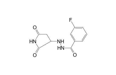 3-Fluoro-benzoic acid N'-(2,5-dioxo-pyrrolidin-3-yl)-hydrazide