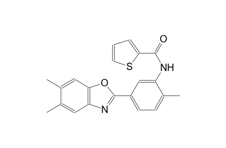 2-thiophenecarboxamide, N-[5-(5,6-dimethyl-2-benzoxazolyl)-2-methylphenyl]-