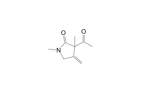 3-Acetyl-1,3-dimethyl-4-methylene-2-pyrrolidinone