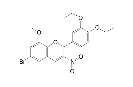 6-Bromo-2-(3,4-diethoxyphenyl)-8-methoxy-3-nitro-2H-chromene