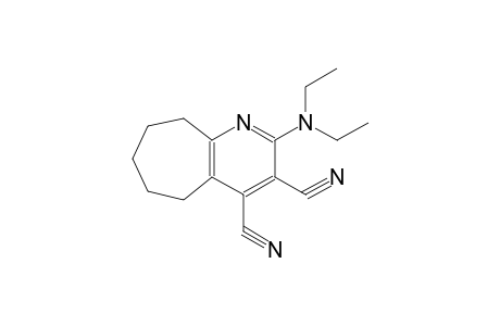 5H-cyclohepta[b]pyridine-3,4-dicarbonitrile, 2-(diethylamino)-6,7,8,9-tetrahydro-