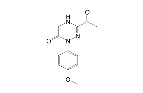 3-Acetyl-1-(4-methoxyphenyl)-4,5-dihydro-1H-[1,2,4]triazin-6-one