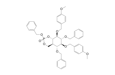 DL-(1,3,5/2,4,6)-1,3-DI-O-BENZYL-5,7-O-(BENZYLOXYPHOSPHORYL)-6-(HYDROXYMETHYL)-2,4-BIS-O-(PARA-METHOXYBENZYL)-CYCLOHEXANE-1,2,3,4,5-PENTOL
