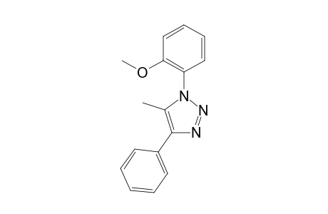 1-(2-Methoxyphenyl)-5-methyl-4-phenyl-1H-1,2,3-triazole