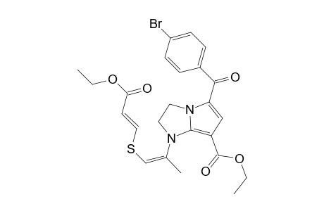 Ethyl (2E,5Z)-6-[5-(4'-bromobenzoyl)-2,3-dihydro-7-(ethoxycarbonyl)-1H-pyrrolo[1,2-a]imidazol-1-yl]-4-thiahepta-2,5-dienoate