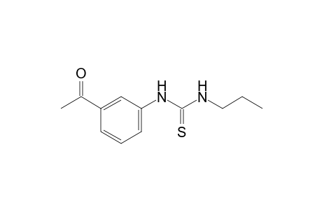 1-(m-acetylphenyl)-3-propyl-2-thiourea