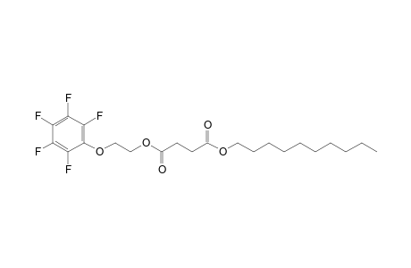 Succinic acid, decyl 2-(pentafluorophenoxy)ethyl ester