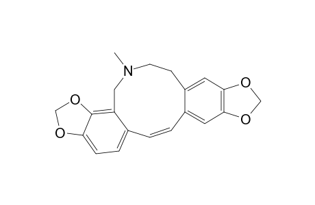 Bis[1,3]benzodioxolo[4,5-c:5',6'-g]azecine, 4,5,6,7-tetrahydro-5-methyl-, (E)-