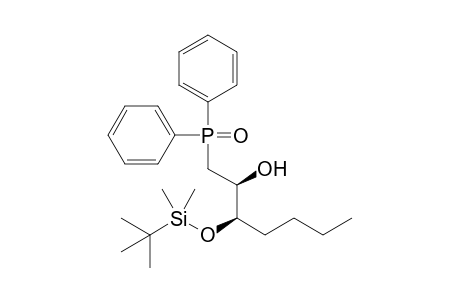 (2S,3R)-1-Diphenylphosphinoyl-3-tert-butyldimethylsilyloxyheptan-2-ol
