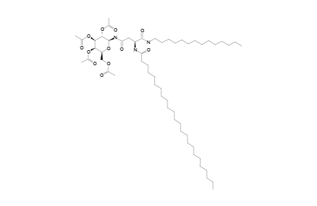 N(4)-(2,3,4,6-TETRA-O-ACETYL-BETA-D-GALACTOPYRANOSYL)-N(2)-TETRACOSANOYL-L-ASPARAGINE-TETRADECYLAMIDE