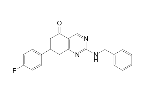 2-(benzylamino)-7-(4-fluorophenyl)-7,8-dihydro-6H-quinazolin-5-one