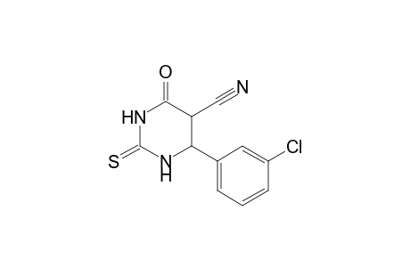 4-(3-Chlorophenyl)-6-keto-2-thioxo-hexahydropyrimidine-5-carbonitrile