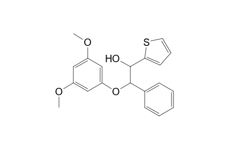 2-(3,5-Dimethoxyphenoxy)-2-phenyl-1-(thiophen-2-yl)ethanol