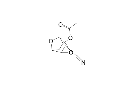 (1RS,2RS,4RS,5RS,6RS)-2-endo-cyano-5,6-exo-epoxy-7-oxabicyclo[2.2.1]hept-2-exo-yl acetate