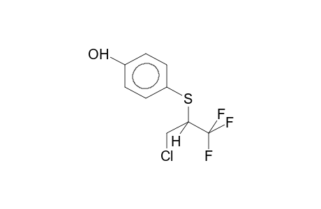 4-(1-TRIFLUOROMETHYL-2-CHLOROETHYLTHIO)PHENOL