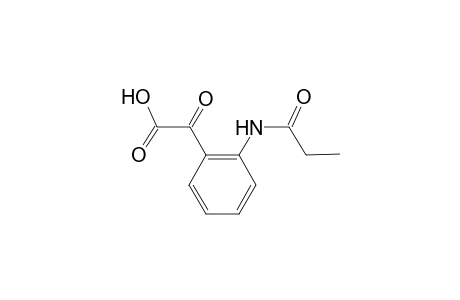 Acetic acid, 2-oxo-2-[2-(1-oxopropylamino)phenyl]-