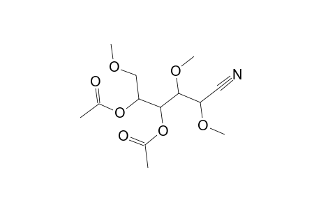 4,5-Di-O-acetyl-2,3,6-tri-O-methyl-D-mannonitrile