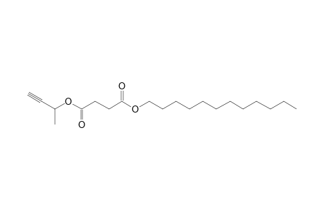 Succinic acid, but-3-yn-2-yl dodecyl ester