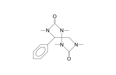 1,3-Dimethyl-2-oxo-5-phenyl-tetrahydro-imidazole-4-spiro-4'-(1',3'-dimethyl-tetrahydro-imidazol-2'-one)