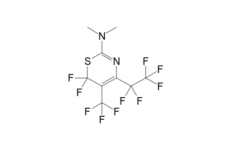 2-Dimethylamino-4-pentafluoroethyl-5-trifluoromethyl-6,6-difluoro-6H-1,3-thiazine