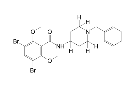 N-(1-benzyl-4-piperidyl)-3,5-dibromo-2,6-dimethoxybenzamide