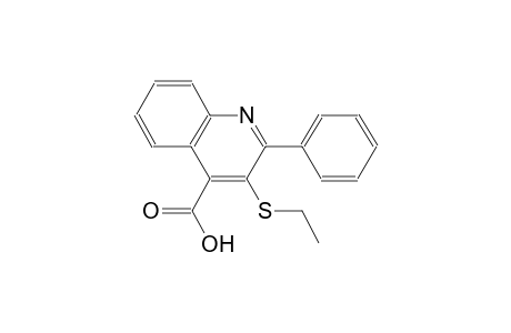 4-quinolinecarboxylic acid, 3-(ethylthio)-2-phenyl-