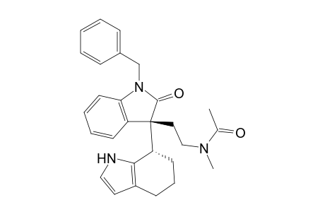 Acetamide, N-methyl-N-[2-[4',5',6',7'-tetrahydro-2-oxo-1-(phenylmethyl)[3,7'-bi- 1H-indol]-3(2H)-yl]ethyl]-, (R*,S*)-