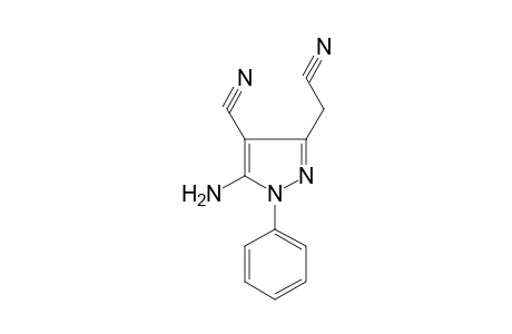5-AMINO-4-CYANO-1-PHENYLPYRAZOLE-3-ACETONITRILE
