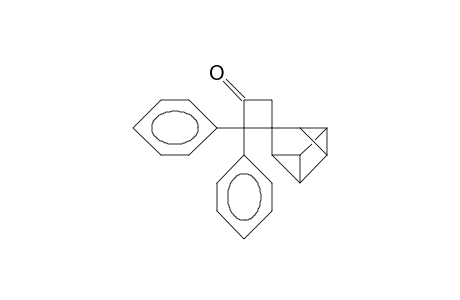 Tetracyclo(3.2.0.0/2,7/.0/4,6/)heptane-3-spiro-3'-(2',2'-diphenyl)-cyclobutanone