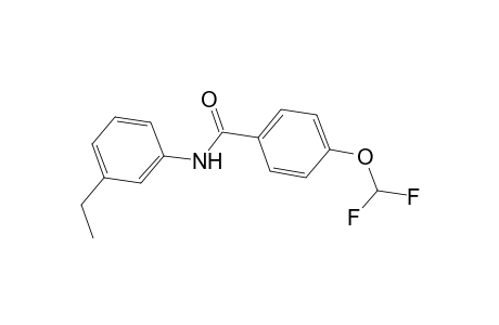 4-(difluoromethoxy)-N-(3-ethylphenyl)benzamide