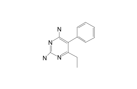 Pyrimidine, 2,4-diamino-6-ethyl-5-phenyl-