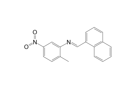 Benzene, 1-methyl-2-(1-naphthylmethylene)amino-4-nitro-