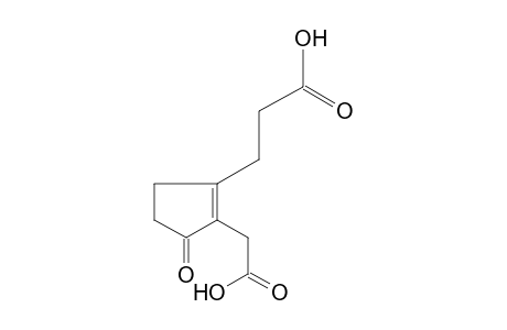 2-(carboxymethyl)-3-oxo-1-cyclopentene-1-propionic acid