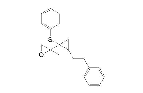 2-Methyl-2-[2'-phenethyl-1'-(phenylthio)cyclopropyl]-oxirane