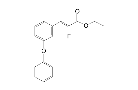 Ethyl .alpha.-fluoro-3-phenoxy-cinnamate