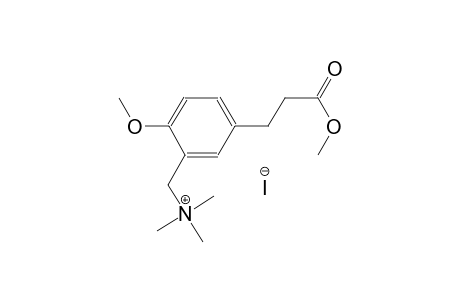 [2-methoxy-5-(3-methoxy-3-oxopropyl)phenyl]-N,N,N-trimethylmethanaminium iodide