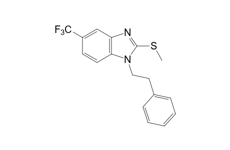 2-(methylthio)-1-phenethyl-5-(trifluoromethyl)benzimidazole