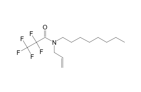 Pentafluoropropionamide, N-allyl-N-octyl-