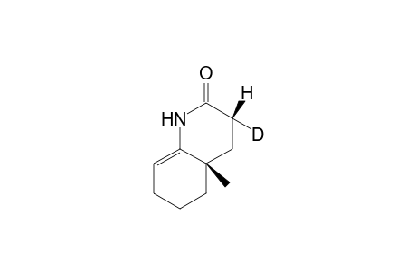 3-Deutero-5-methyl-2-azabicyclo[4.4.0]dec-9-en-2-one
