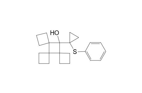 13-[1'-(Phenylsulfanyl)cyclopropyl]trispiro[3.0.3.0.3.1]tridecan-13-ol