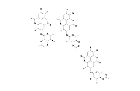 ELLAGIC-ACID-4-O-ALPHA-L-(2''/3''/4''-O-ACETYL)-RHAMNOPYRANOSIDE;COMPOUN-#1;MIXTURE