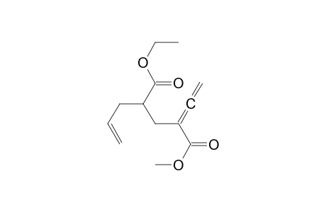 Methyl 4-(ethoxycarbonyl)-2-vinylidenehept-6-enoate