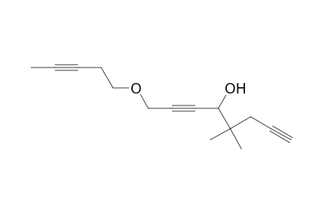 2,7-Octadiyn-4-ol, 5,5-dimethyl-1-(3-pentynyloxy)-, (.+-.)-