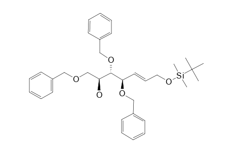 (4R,5S,6S)-1-TERT.-BUTYLDIMETHYLSILYLOXY-4,5,7-TRIBENZYLOXY-2E-HEPTEN-6-OL